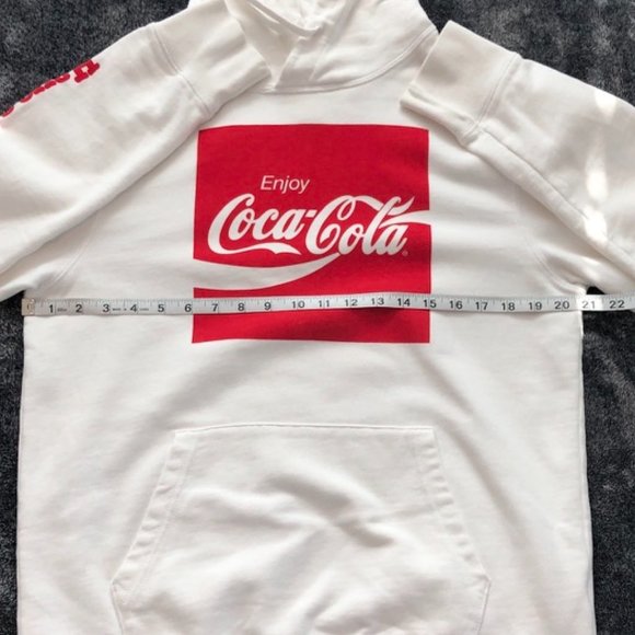 White Coca Cola Hoodie Small - Picture 4 of 5